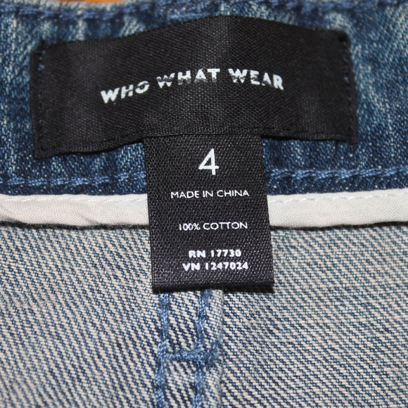 NWOT Who What Wear Straight Leg Pearl Jeans - Picture 8 of 8